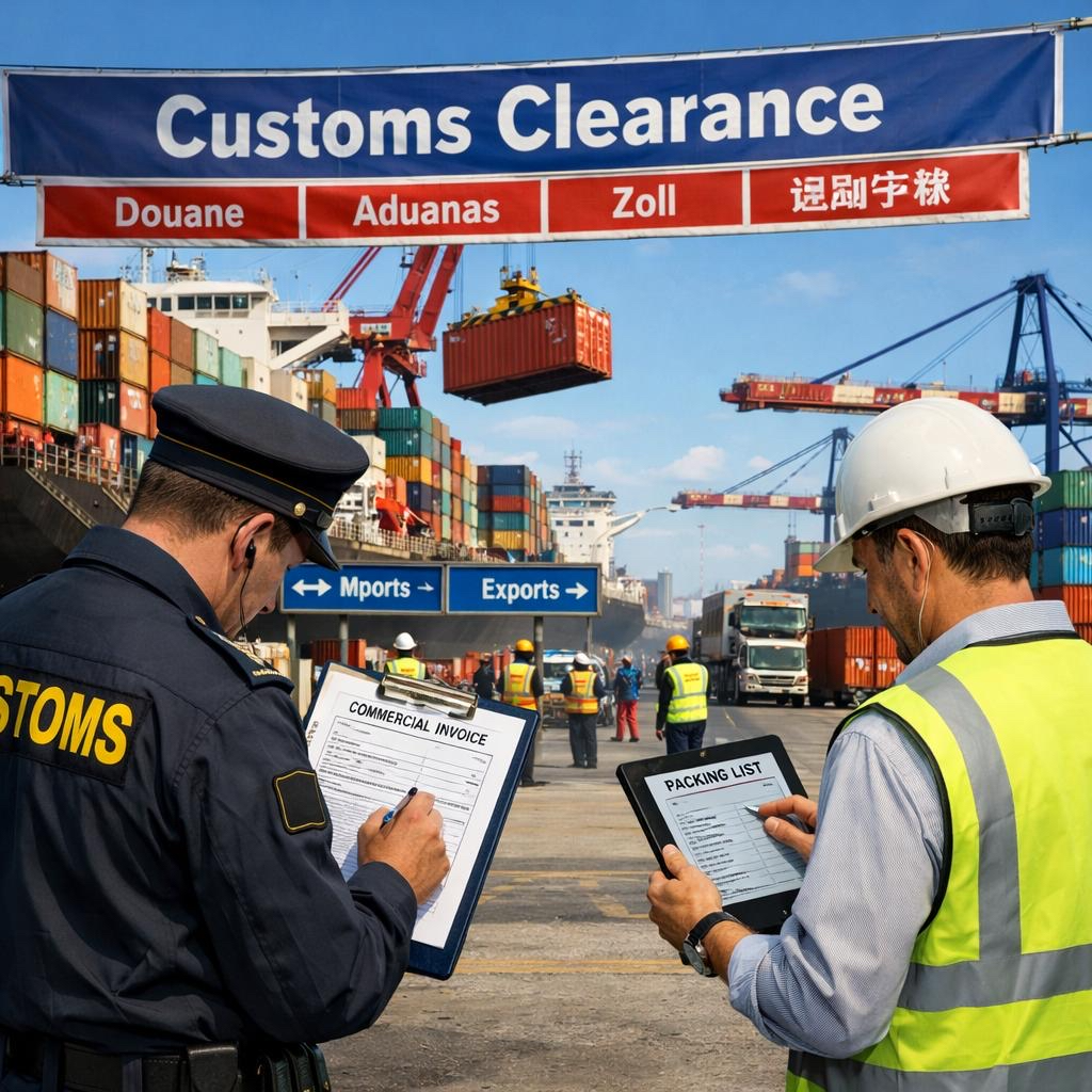 CUSTOMS CLEARANCE — courier service